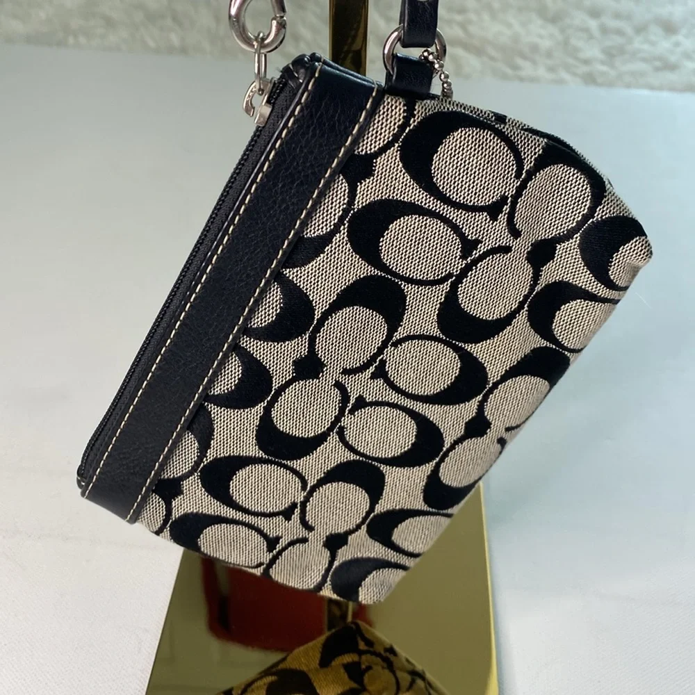 Coach Black and Gray Signature Wristlets. EUC. You get both. - Picture 6 of 15